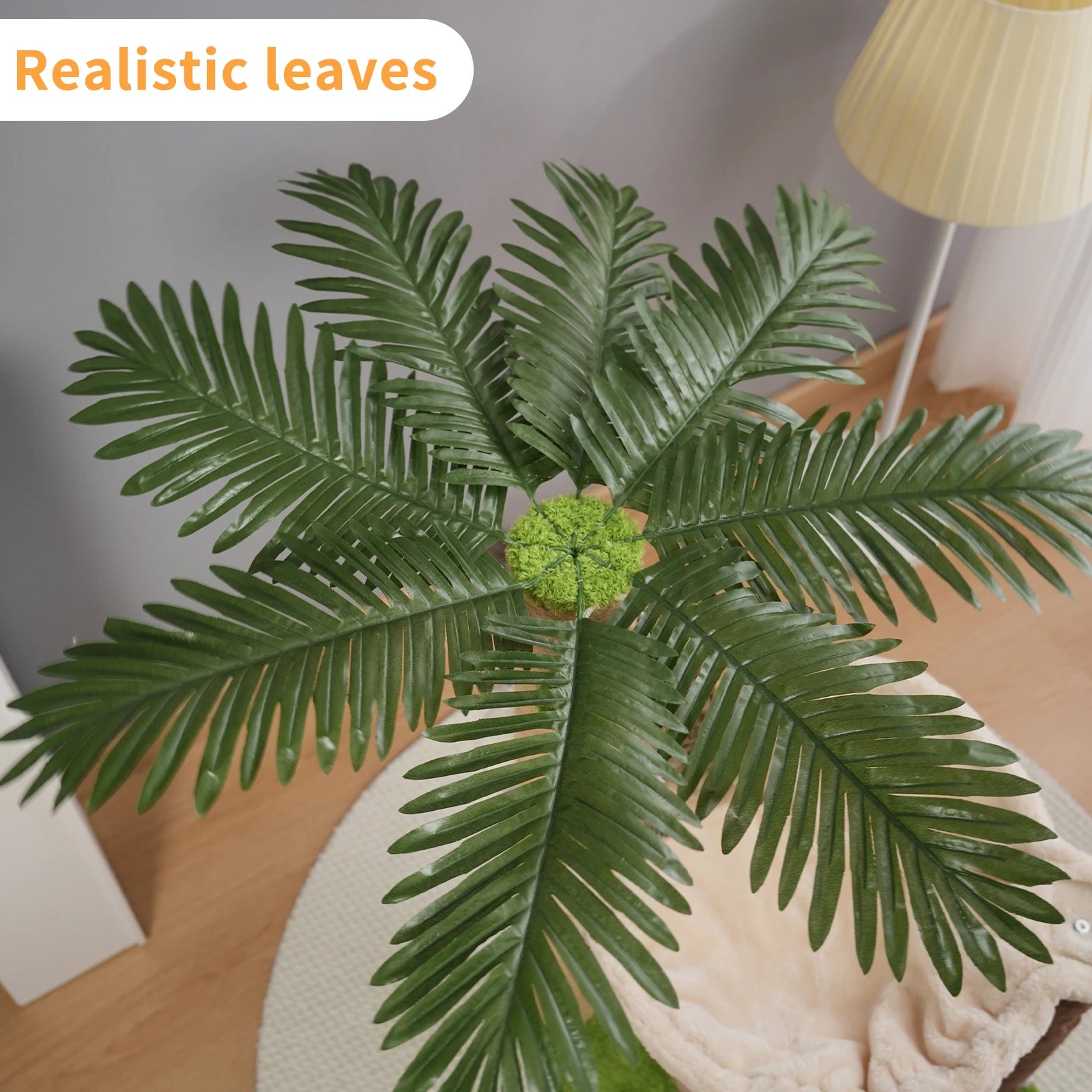 Palm Cat Tree 82 cm Modern scratching post Climbing Tree For Kittens With Cat Sleep Platform Sisal Strings