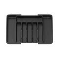Cutlery Drawer Organiser, 33-57CM Expandable Utensil Tray for Kitchen with 8 Compartment Holders,for Spoons Forks Knives