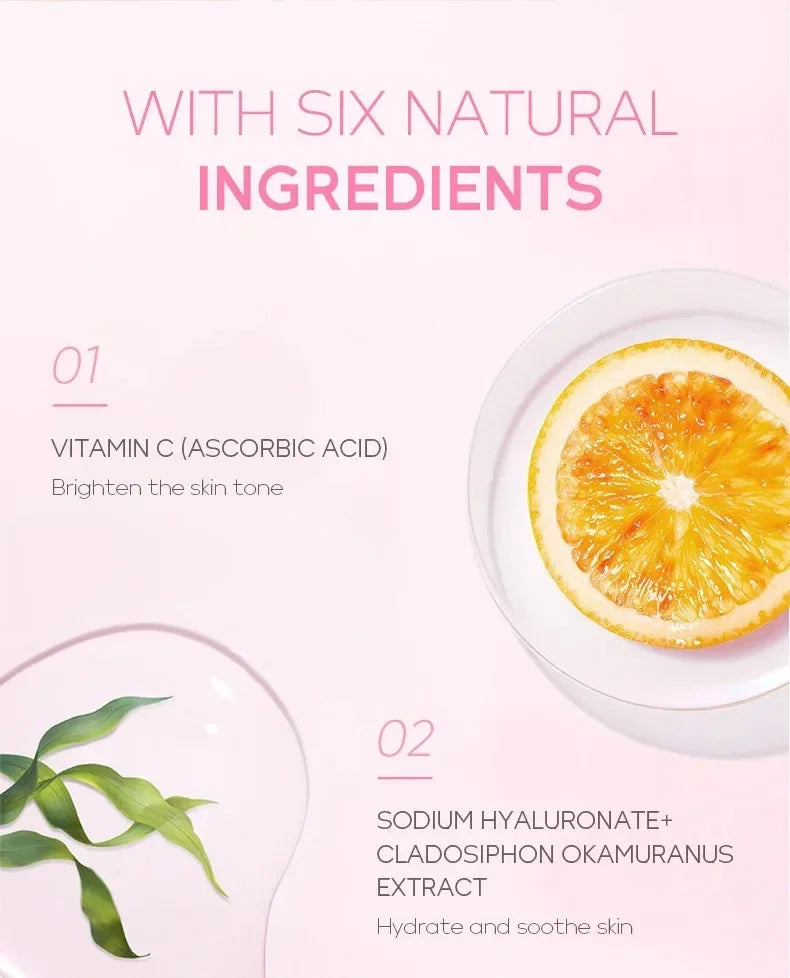 Vitamin C Facial Cleanser Skin Deep Cleansing Moisturizing Blackhead Removal Skincare Face Wash Foam Face Cleanser Skin Care