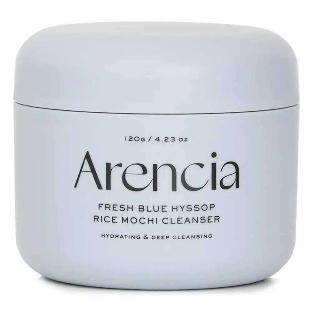 Arencia Fresh Rice Mochi Cleanser 120g Blue Hyssop Green Tea Rosehip Chamomile Gentle Deep Cleansing Hydrating White Skin