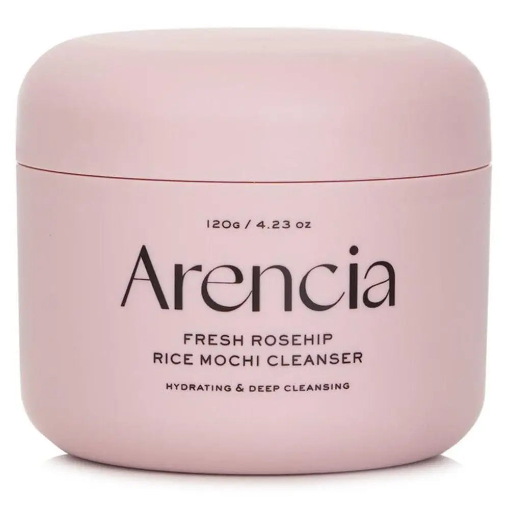 Arencia Fresh Rice Mochi Cleanser 120g Blue Hyssop Green Tea Rosehip Chamomile Gentle Deep Cleansing Hydrating White Skin