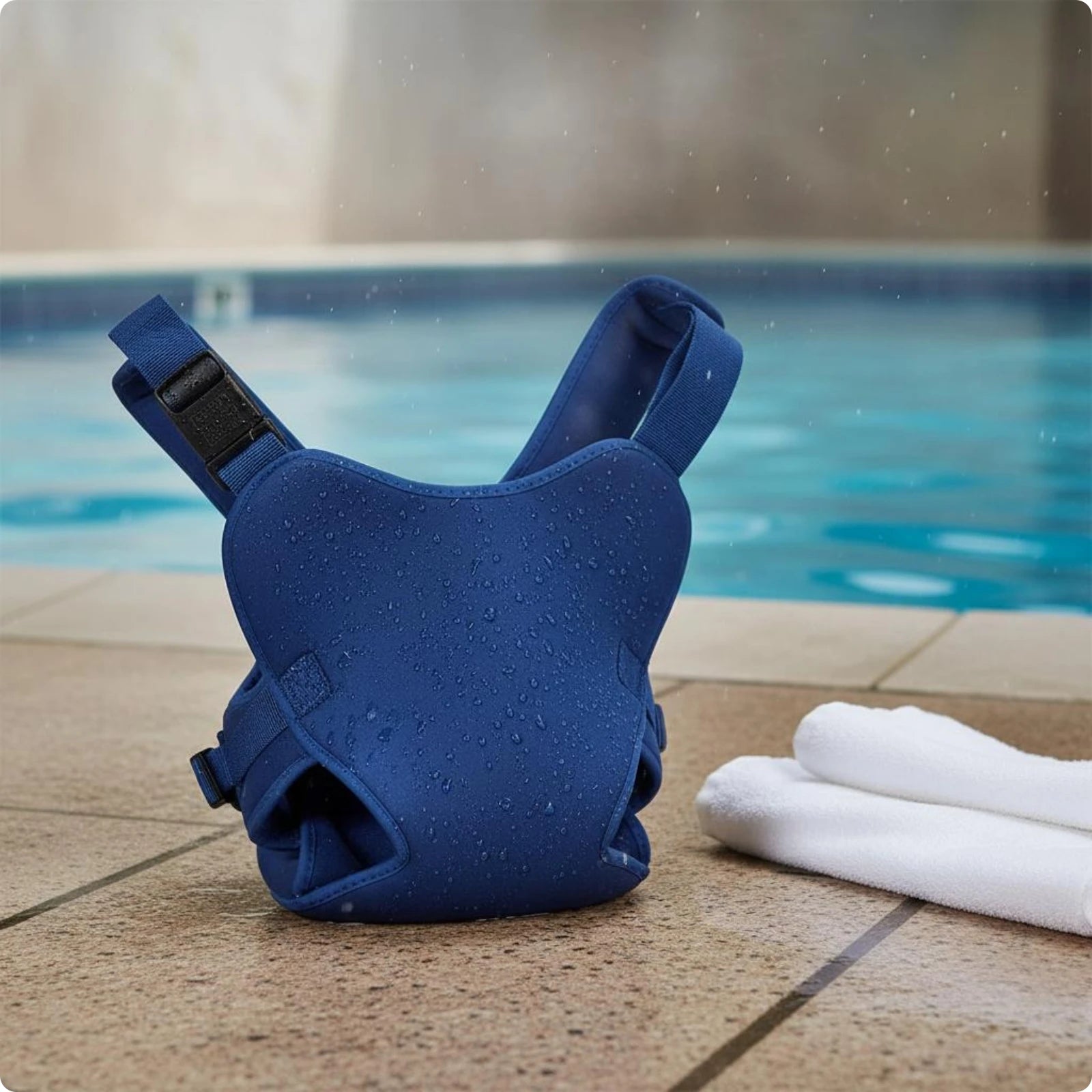 Water Baby Carrier Adjustable Strap Baby Carrier Wraps Quick-Drying Hip Seat Toddler Backpack for Baby Swim Daily Dual Use